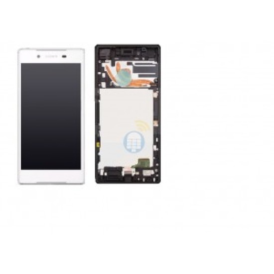 TOUCH+DISPLAY COM FRAME SONY XPERIA Z5 PREMIUM DUAL E6883 BRANCO